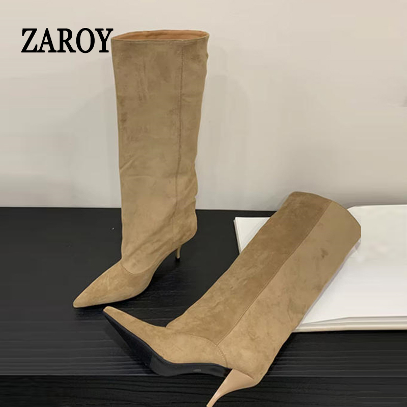 ZAROY Kozaki damskie do kolan, – Knee High Boots Women recenzja i cena
