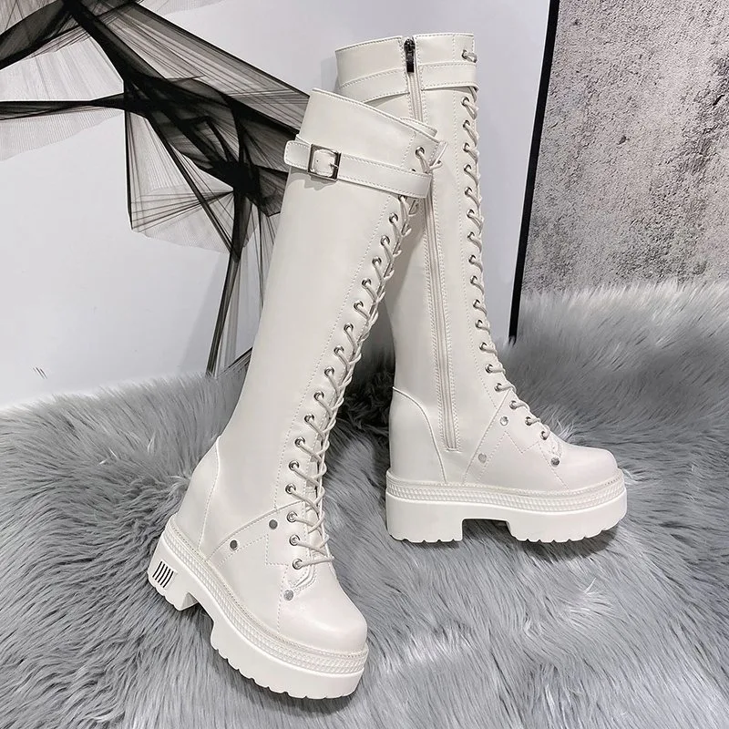 10CM Nowe Damskie Kozaki na Pl – Knee High Boots Women recenzja i cena