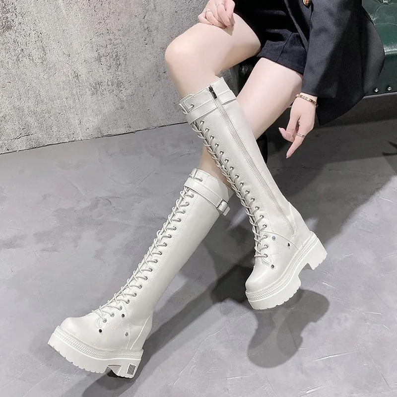 10CM Nowe Damskie Kozaki na Pl – Knee High Boots Women recenzja i cena