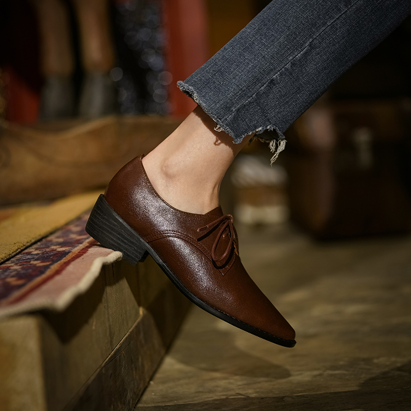 LIHUAMAO – damskie buty ze skó – Oxford Lace Up Women recenzja i cena