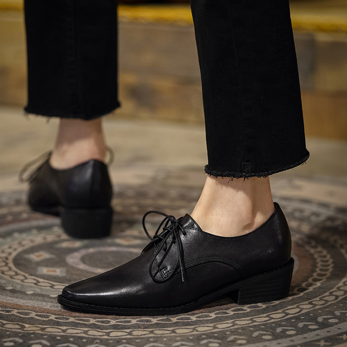 LIHUAMAO – damskie buty ze skó – Oxford Lace Up Women recenzja i cena