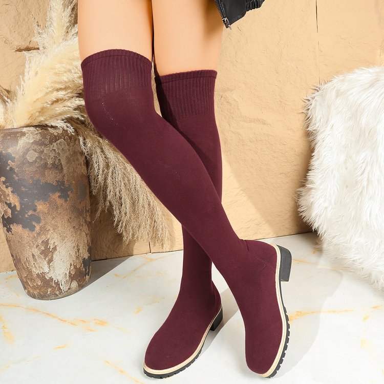 Jesienne i zimowe damskie, jed – Sock Boot Women recenzja i cena